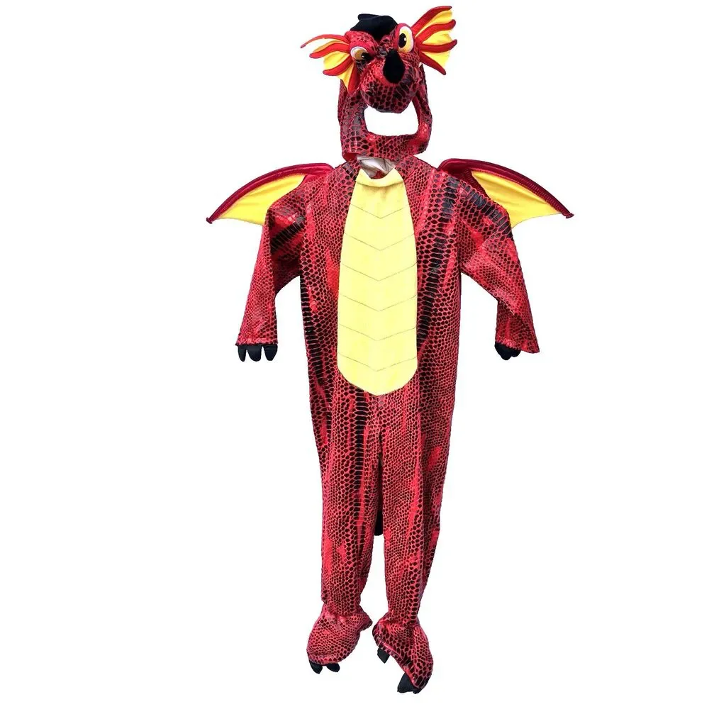 Dragon Costume 3T Spooktacular Creations Red Child 3-5 years Ren Faire Dress Up